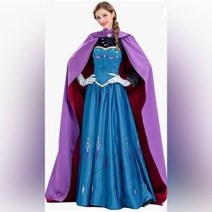 Frozen ELSA Coronation Dress Halloween cosplay Costume (Women) high quality